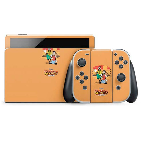 Disney Goof Family Trip Nintendo Switch OLED (2021) Skin